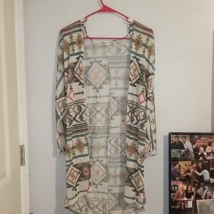 Patterned cardigan